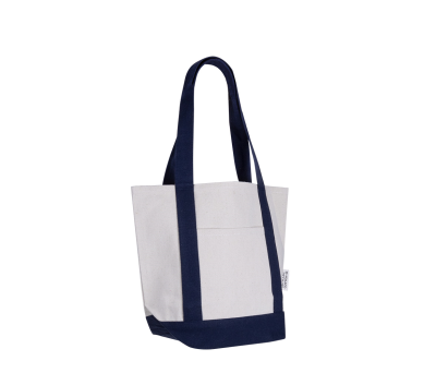 Bolsa de Algodón Reciclado con Bolsillo Frontal