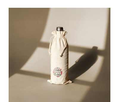 Bolsa de Algodón Reciclado con Cierre de Cordón- Classic - AGY54567