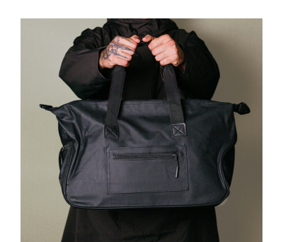 Bolsa de Deporte PU con Zapatillero y Asas Reforzadas