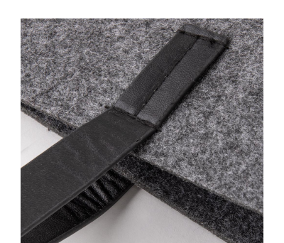 Bolsa de Fieltro RPET con Asas de Cuero Sintético
