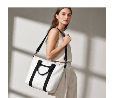 Bolsa de Hombro PU con Cremallera y Asa Larga Ajustable - AGY55067