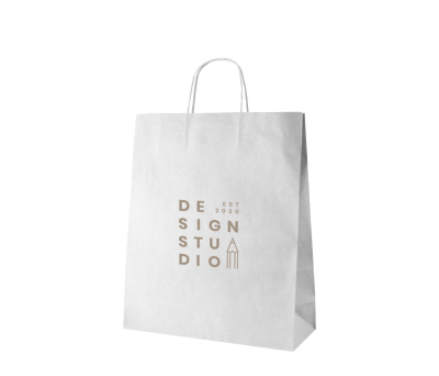 Bolsa de Papel Ecológico con Asa Torcida