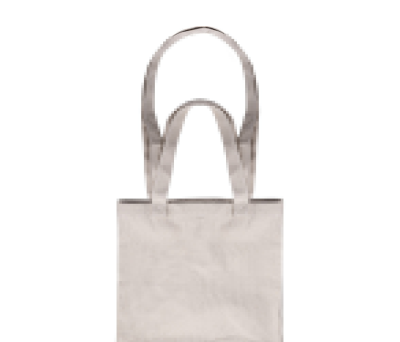 Bolsa de Playa de Canvas con Doble Asa y Cierre de Cordón