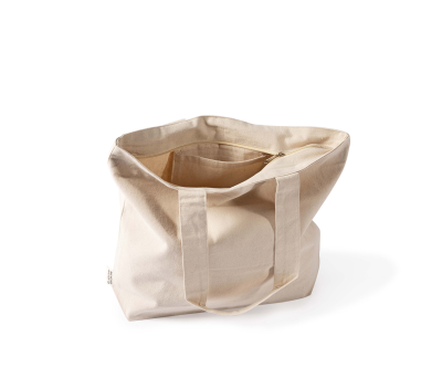 Bolsa de Polialgodón Reciclado con Cremallera