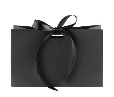 Bolsa de Regalo Kraft con Cinta Decorativa para Presentación