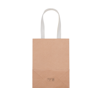 Bolsa de Regalo Premium Pequeña de Papel Kraft con Asas de Algodón