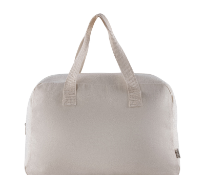 Bolsa de Viaje Reciclada de Algodón Canvas con Asas