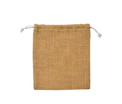 Bolsa de Yute 16x20cm con Cierre de Cordón