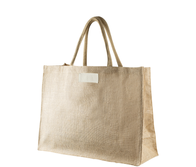 Bolsa de Yute Resistente con Asas de Algodón Reforzadas