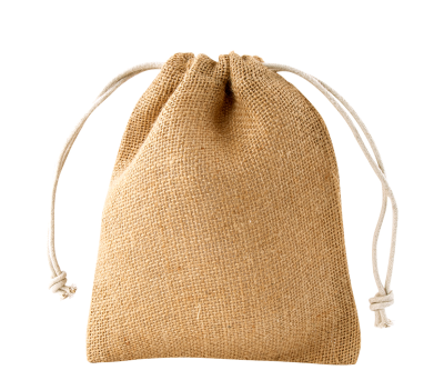 Bolsa de Yute con Cierre de Cordón