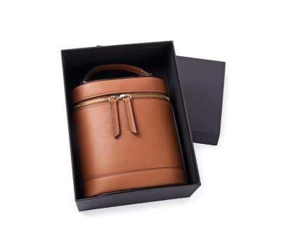 Bolso Bandolera de PU Estructurado con Doble Asa