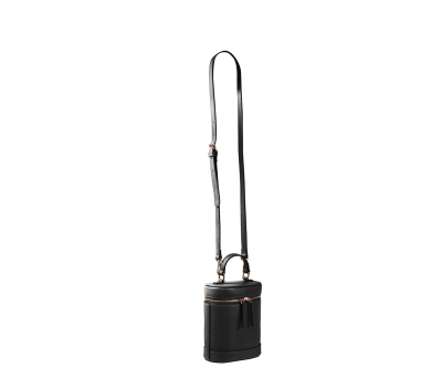Bolso Bandolera de PU Estructurado con Doble Asa