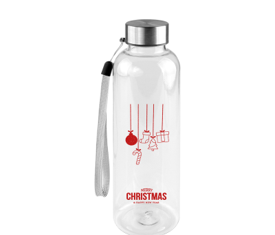Botella RPET 500ml con Tapa de Acero y Asa - AGY52515