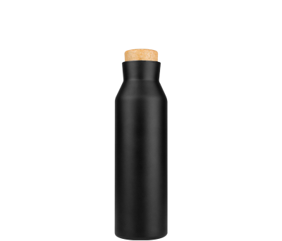 Botella Térmica Acero Inoxidable Doble Pared Tapón Corcho 600ml