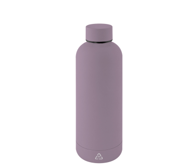Botella Térmica de Acero Inoxidable Reciclado 500ml Acabado Rubber