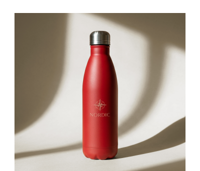 Botella de Acero Inoxidable 750 ml Acabado Mate para Regalo - AGY39026