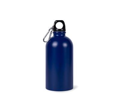 Botella de Acero Reciclado 500ml con Mosquetón para Excursiones