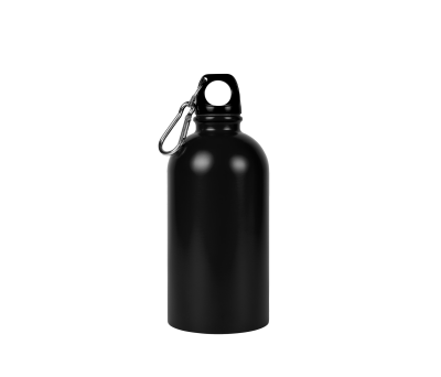 Botella de Acero Reciclado 500ml con Mosquetón para Excursiones