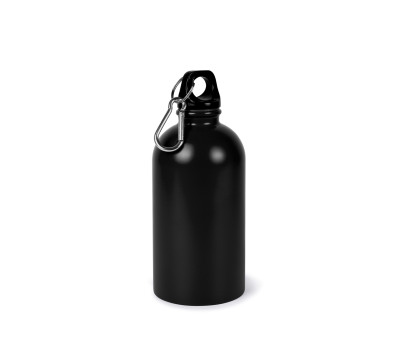 Botella de Acero Reciclado 500ml con Mosquetón para Excursiones