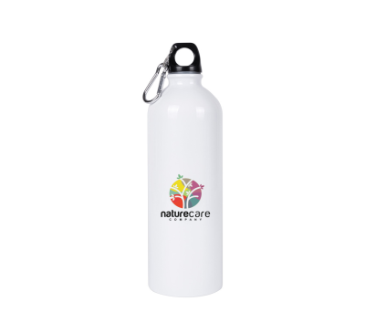 Botella de Acero Reciclado 750ml para Sublimación con Mosquetón
