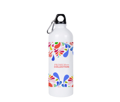 Botella de Acero Reciclado 750ml para Sublimación con Mosquetón