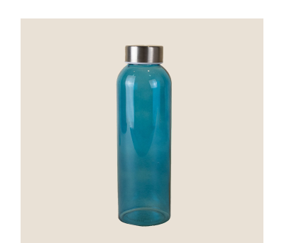Botella de Cristal 500 ml con Tapón Metálico