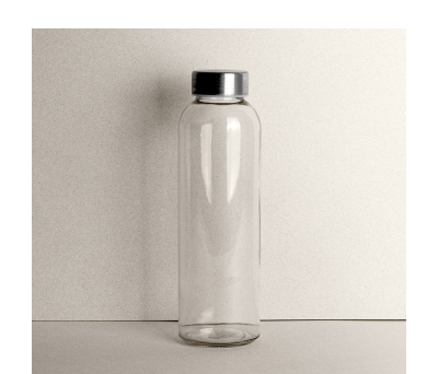 Botella de Vidrio 500 ml con Tapón Metálico - AGY37021