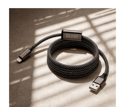 Cable USB-C Magnético 60W de Carga Rápida con Poliéster - AGY56528