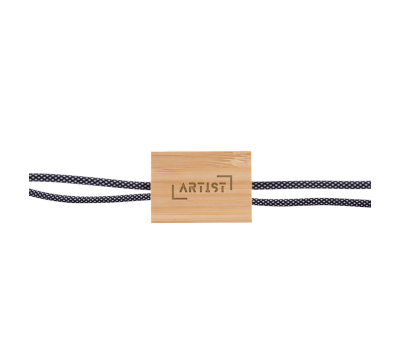 Cable de Carga Bambú y Poliéster Reciclado 1 Metro