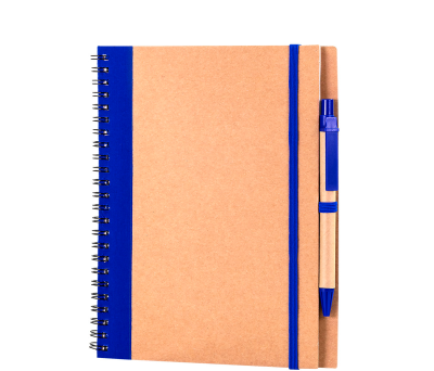 CUADERNO A5 RECIKLA AZUL - AGY30108AZ