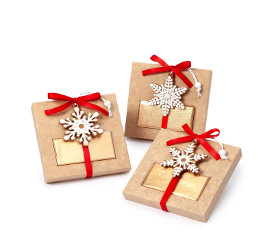 Caja 2 napolitanas con colgante fieltro copo nieve.min.6 - ANEB17