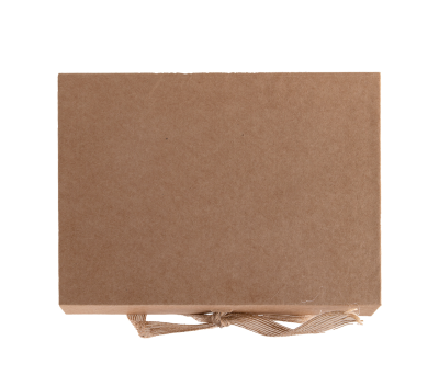 Caja de Cartón Plegable con Cierre Decorativo