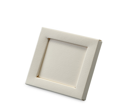 Caja marco marfil 10x10x1.5cm min25 - AE202.23