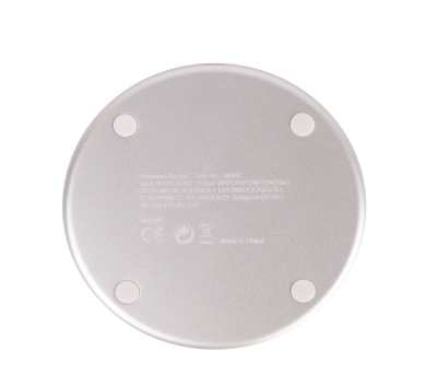 Cargador Inalámbrico Rápido de Aluminio y ABS 15W