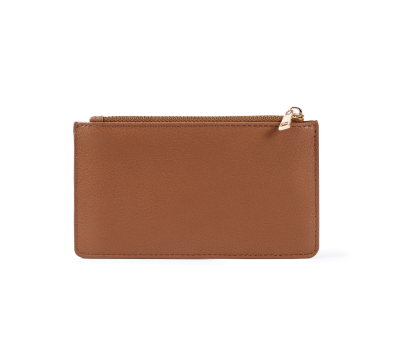 Cartera Monedero Tarjetero de PU con Cremallera y Ranuras