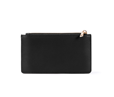 Cartera Monedero Tarjetero de PU con Cremallera y Ranuras