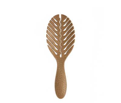 Cepillo Desenredante de Fibra de Coco con Púas de Nailon
