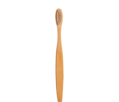 Cepillo de Dientes de Bambú Natural con Caja Kraft