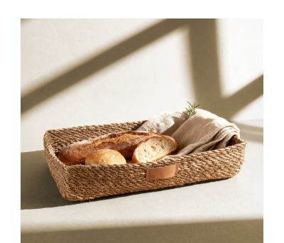 Cesta Bandeja de Algas Naturales con Etiqueta para Marcar - AGY54530