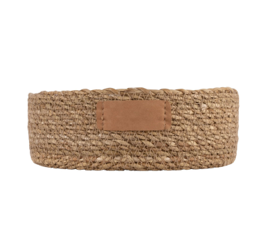 Cesta Redonda de Algas Naturales con Etiqueta