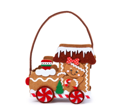 Cesto tren galleta jenjibre, 14x20x7 cm. - ANA147