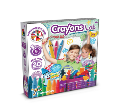 Crayon Factory Kit IV. Juego educativo suministrado con una bolsa de regalo de papel kraft (115 g/m²) - st-35807-160