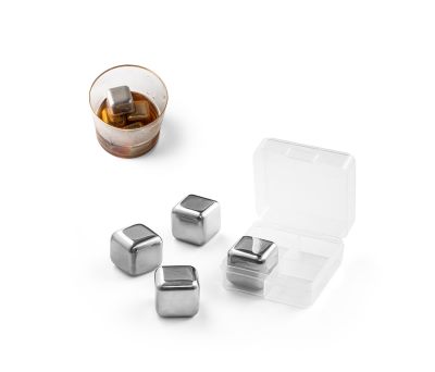 Juego de Cubos Enfriadores de Acero Inoxidable Reutilizables
