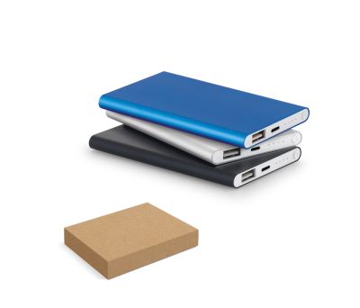 Power Bank Slim 4000 mAh Reciclado con Indicador LED