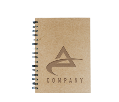 Cuaderno A5 de Cartón con Espiral y 80 Hojas Lisas para Regalo