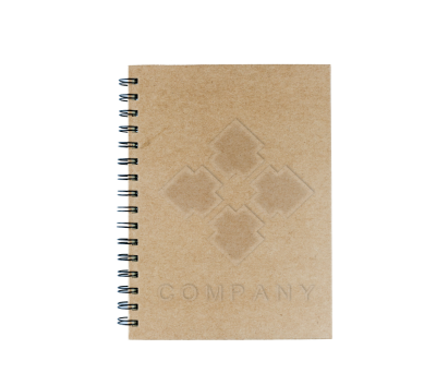 Cuaderno A5 de Cartón con Espiral y 80 Hojas Lisas para Regalo