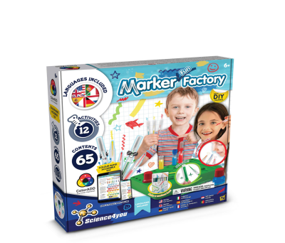 DIY Pen Factory Kit IV. Kit educativo suministrado con una bolsa de regalo de papel kraft (115 g/m²) - st-35811-160