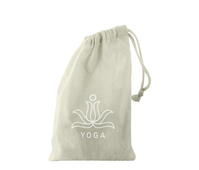 Dados de Yoga de Madera de Pino con Posturas y Bolsa Algodón