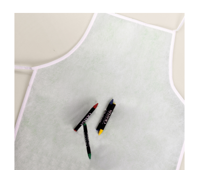 Delantal Infantil RPET para Colorear con Set de Pinturas - AGY53045