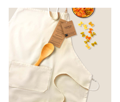 Delantal de Algodón Fairtrade Ajustable para Cocina y Regalo - AGY50670
